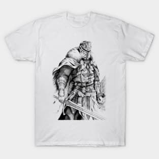 Knight's Templar | Fantasy Ink Illustration | Historical Warrior Art T-Shirt